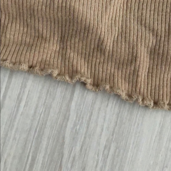 Nude ribbed top - Picture 6 of 6